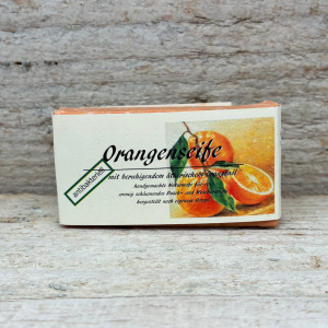 Unsere Seife mit feinem süßem Orangenöl