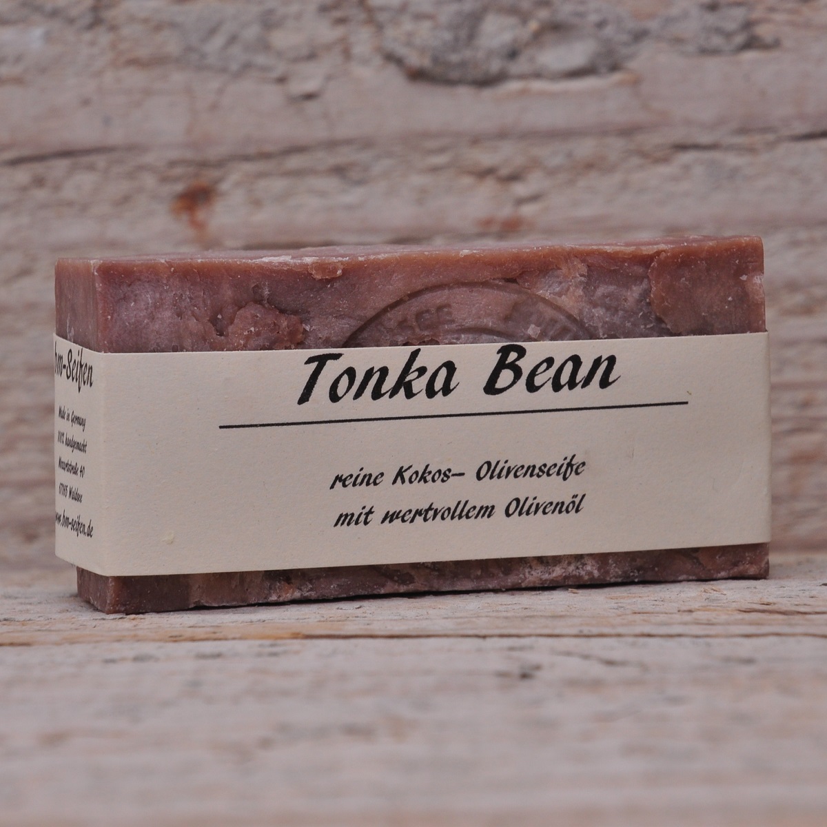 kraäftige Schokolade mit einem Schuß Vanille, Tonka Bean Seife