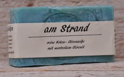 Wellen, Wind und Muscheln, am Strand